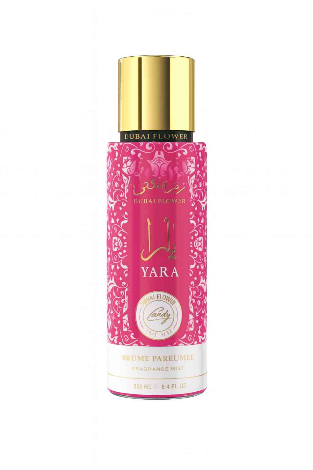 Rose Candy – Brume parfumée Dubai Flower 250 ml